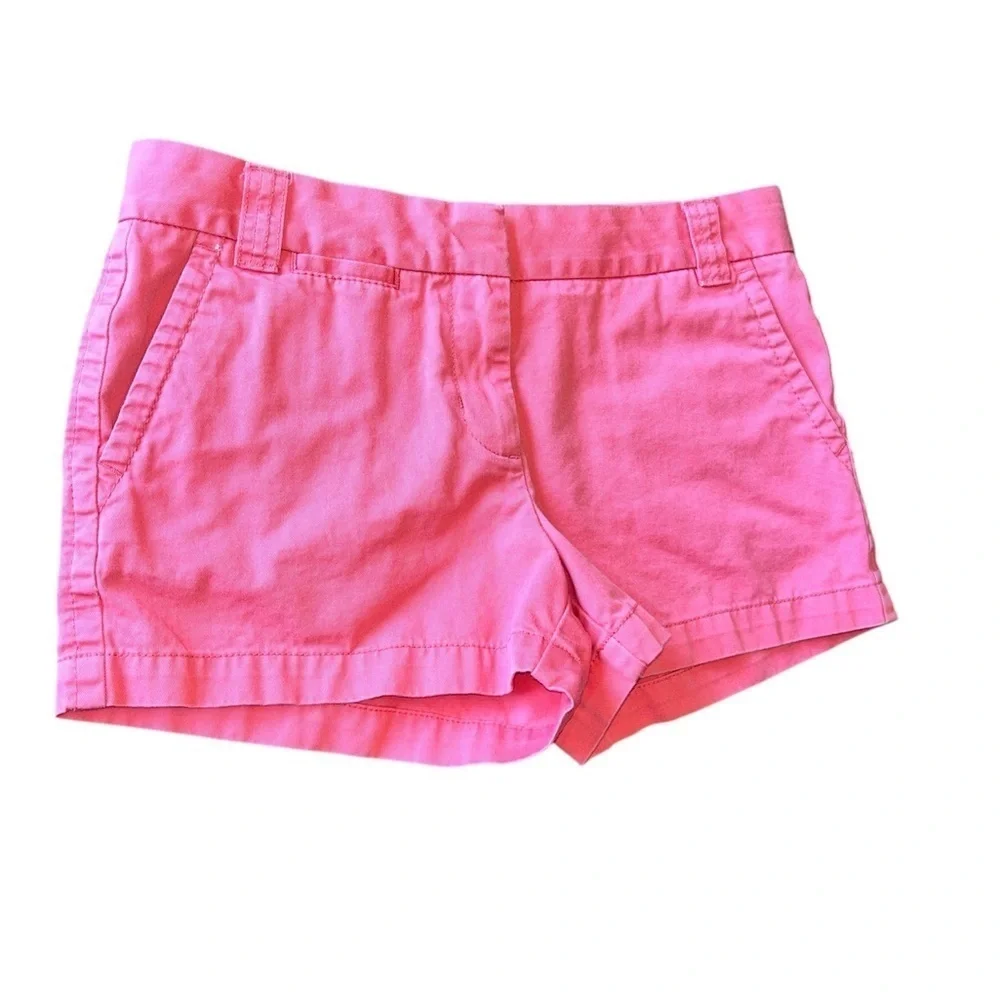 J. Crew Classic Twill Chino City Fit Pink Coral Size 6